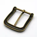 Boucle ceinture métal 40 mm ardillon gaufré bronze antique – 5