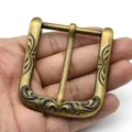 Boucle ceinture métal 40 mm ardillon gaufré bronze antique – 6