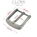 Boucle ceinture métal 40 mm ardillon laser – 2