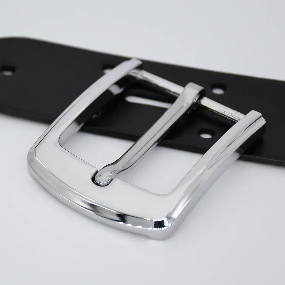 Boucle ceinture métal 40 mm ardillon laser