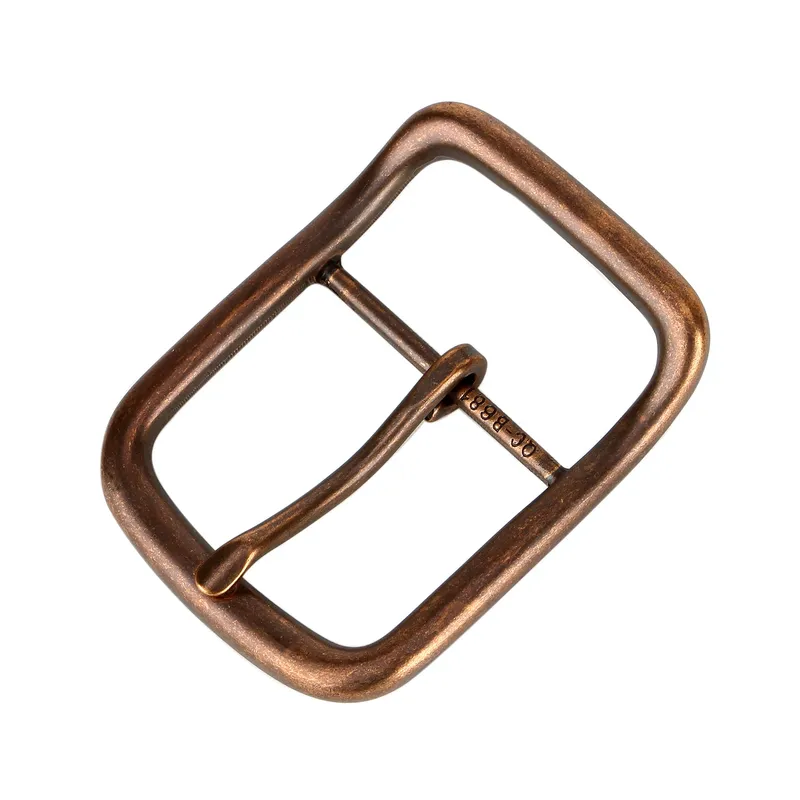 Boucle ceinture métal 40 mm bronze antique ardillon