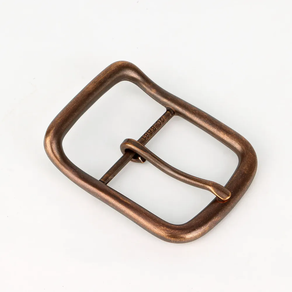 Boucle ceinture métal 40 mm bronze antique ardillon