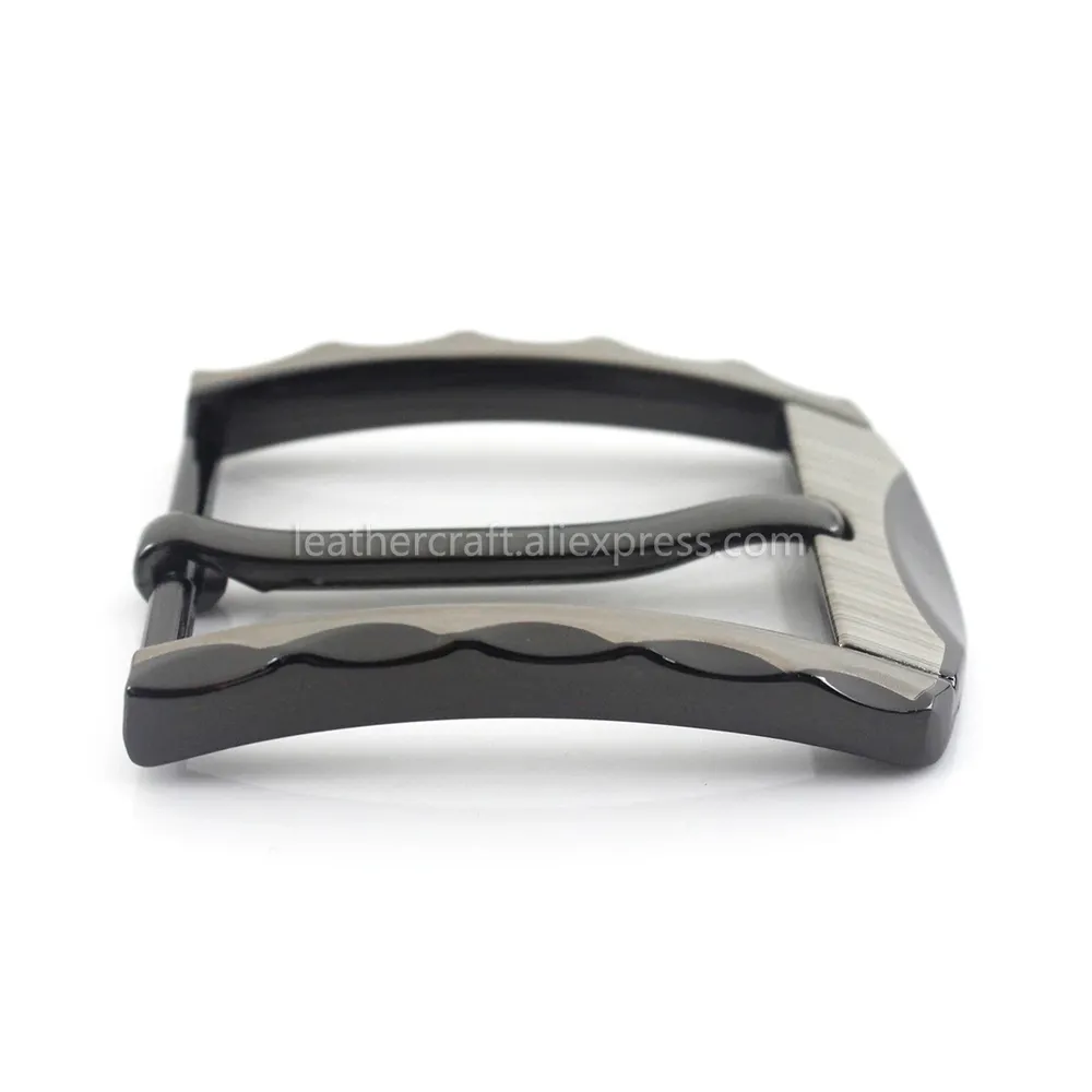 Boucle ceinture métal 40 mm demi-talon ardillon unique
