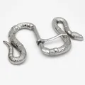Boucle ceinture métal 40 mm tête serpent argent – 2