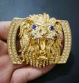 Boucle ceinture métal lion diamant – 2