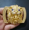 Boucle ceinture métal lion diamant – Couleur Or (Or)