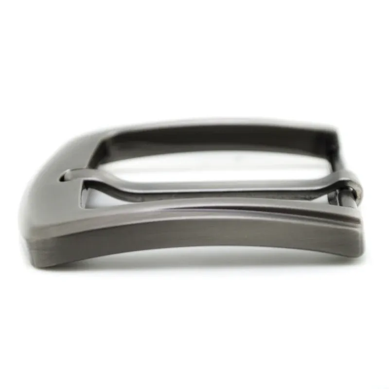 Boucle ceinture zinc 40 mm ardillon unique demi-boucle