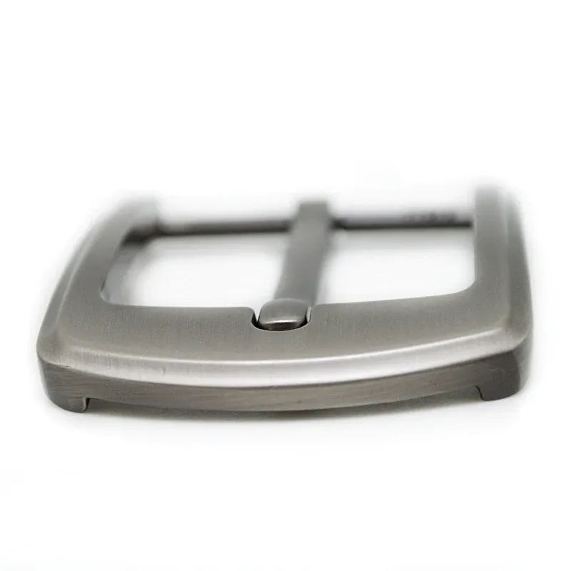 Boucle ceinture zinc 40 mm ardillon unique demi-boucle
