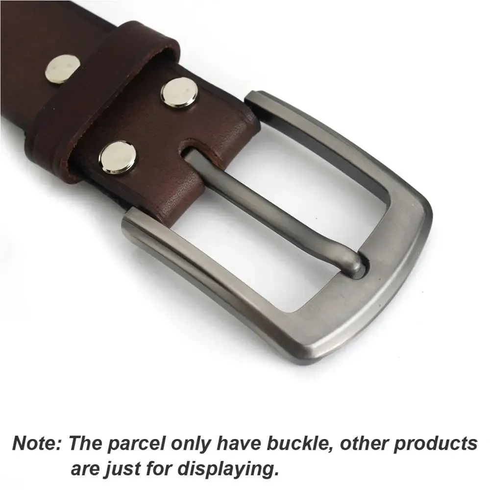 Boucle ceinture zinc 40 mm ardillon unique demi-boucle