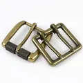Boucle de ceinture laiton 40 mm double ardillon pour cuir – 2