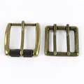 Boucle de ceinture laiton 40 mm double ardillon pour cuir – 5