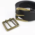 Boucle de ceinture laiton 40 mm double ardillon pour cuir – 6