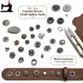Boutons rivets floraux argentés pour maroquinerie – 1