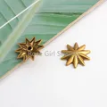 Boutons rivets floraux argentés pour maroquinerie – 6