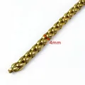 Chaîne mousqueton laiton 20 à 100 cm – Couleur KY399-Brass-4mm
