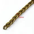 Chaîne mousqueton laiton 20 à 100 cm – Couleur KY399-Brass-6mm