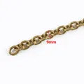 Chaîne mousqueton laiton 20 à 100 cm – Couleur KY561-Brass-2.5x9x11