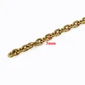 Chaîne mousqueton laiton 20 à 100 cm – Couleur KY561-Brass-2x7x9
