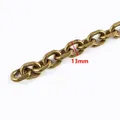 Chaîne mousqueton laiton 20 à 100 cm – Couleur KY561-Brass-3.4x13x1