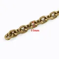 Chaîne mousqueton laiton 20 à 100 cm – Couleur KY561-Brass-3x11x14