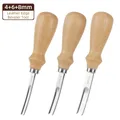 Chanfreineur bords cuir 3 tailles 4 à 8 mm – Couleur 3Pcs