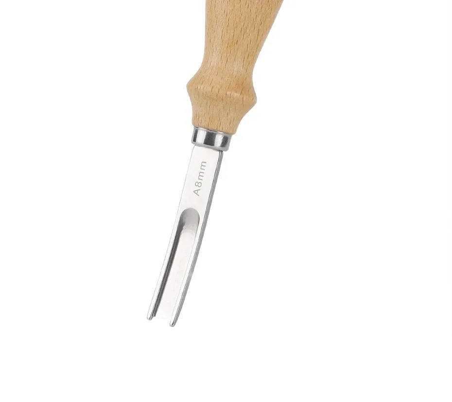 Chanfreineur bords cuir 3 tailles 4 à 8 mm