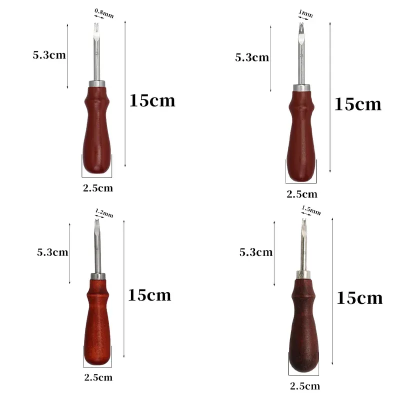 Chanfreineuse de bord cuir 0,8 à 1,5 mm