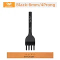 Ciseau cuir diamant 3 à 6 mm pour maroquinerie – Color 1st Black 6mm4Prong