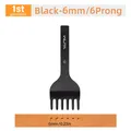 Ciseau cuir diamant 3 à 6 mm pour maroquinerie – Color 1st Black 6mm6Prong