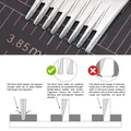 Ciseau cuir français 2,7 à 3,85 mm pour maroquinerie – 5