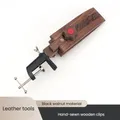 Clip en bois réglable pour couture cuir, pliable – 4