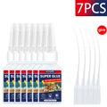 Colle 20g LOOLIFL 1 à 7 pièces séchage rapide pour cuir métal – Couleur WJ-C-20G-7PCS