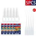 Colle 20g LOOLIFL 1 à 7 pièces séchage rapide pour cuir métal – Couleur WJ-C-20G-5PCS