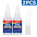 Colle 502 1 à 10 pièces 20g séchage rapide pour cuir métal – Couleur 20G-2Pcs