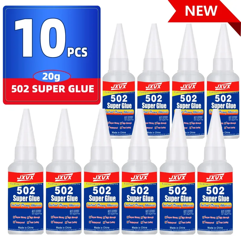 Colle 502 1 à 10 pièces 20g séchage rapide pour cuir métal
