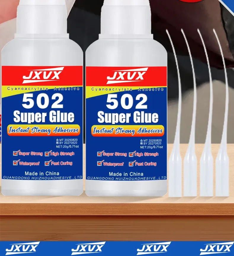 Colle 502 1 à 10 pièces 20g séchage rapide pour cuir métal