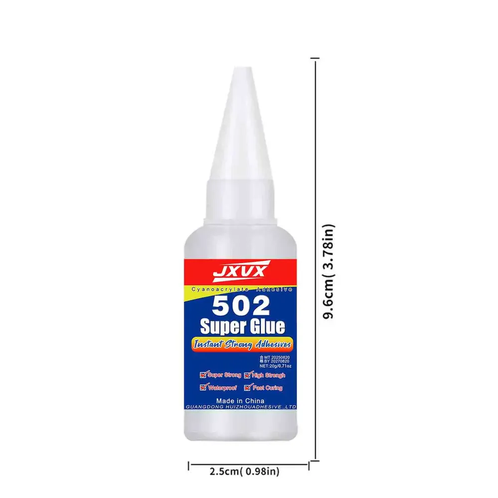 Colle 502 1 à 10 pièces 20g séchage rapide pour cuir métal