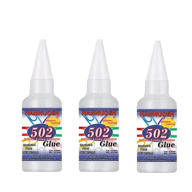 Colle 502 1 à 5 pièces 20g séchage rapide pour cuir métal