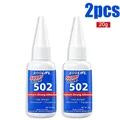 Colle 502 1 à 5 pièces 20g séchage rapide pour cuir plastique métal – Couleur 2-20g-502-D-