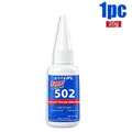 Colle 502 1 à 5 pièces 20g séchage rapide pour cuir plastique métal – Couleur 1-20g-502-D-