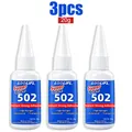 Colle 502 1 à 5 pièces 20g séchage rapide pour cuir plastique métal – Couleur 3-20g-502-D-