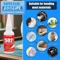 Colle 502 5 pièces 20g séchage rapide pour cuir caoutchouc bois – 5