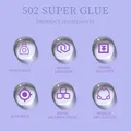 Colle 502 FIXWANT 15 à 50g séchage rapide pour cuir métal – 3