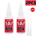 Colle 502 LOOLIFL 1 à 5 pièces 20g pour cuir bois métal – Couleur 502-B-20G-2PCS