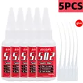 Colle 502 LOOLIFL 1 à 5 pièces 20g pour cuir bois métal – Couleur 502-B-20G-5PCS