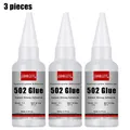 Colle 502 LOOLIFL 5 pièces 20ml séchage rapide pour cuir bois – Couleur L502-3pcs-20ml
