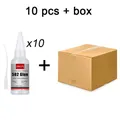 Colle 502 LOOLIFL 5 pièces 20ml séchage rapide pour cuir bois – Couleur L502-10pcs-20ml