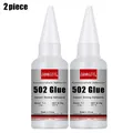 Colle 502 LOOLIFL 5 pièces 20ml séchage rapide pour cuir bois – Couleur L502-2pcs-20ml