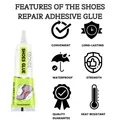 Colle à chaussures 15 à 50 ml imperméable et rapide pour cuir – 4