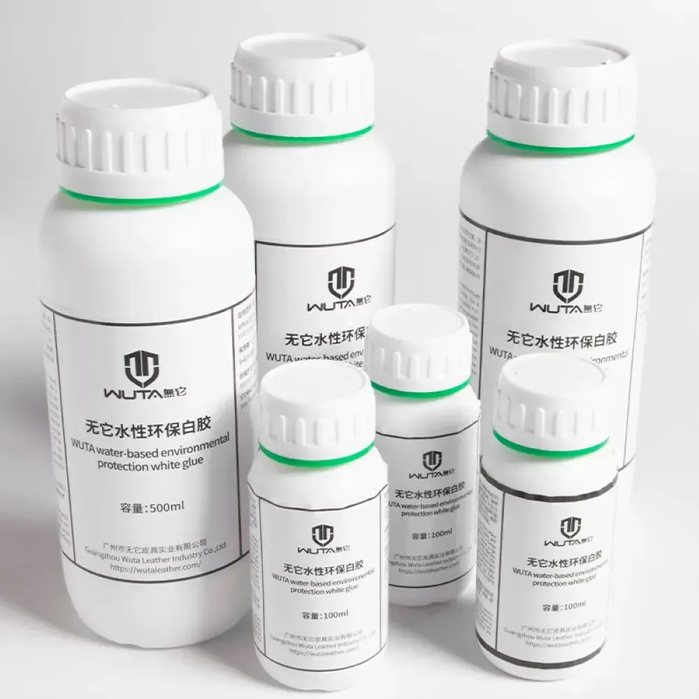 Colle blanche WUTA 100 à 500 ml pour cuir et artisanat